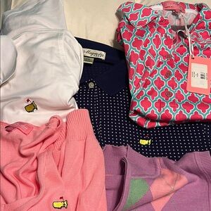 Masters Multi-Color Women's Tops Bundle - White, Pink, Navy, Purple